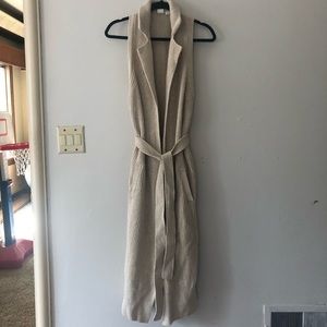 GAP Sleeveless Long Cardigan